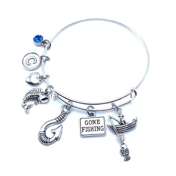 Gone Fishing Bracelet May Be Personalized - Picture 6 of 7